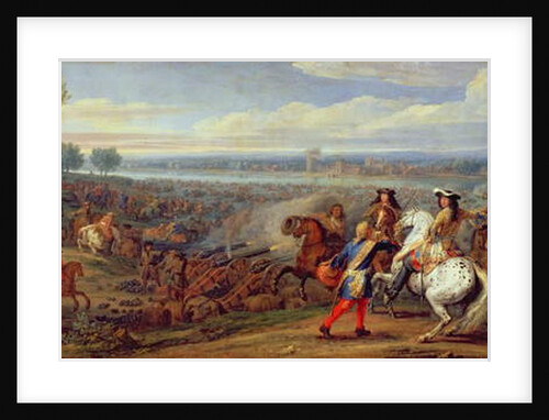 The Crossing of the Rhine, 12th June 1672 by Adam Frans van der Meulen