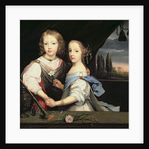 Portrait of Winston and Arabella Churchill, children of Sir Winston Churchill by Peter Lely