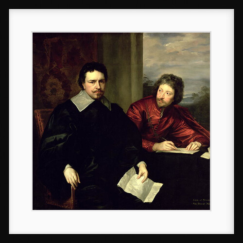 Portrait of Thomas Wentworth, Earl of Strafford and his Secretary, Sir Philip Mainwaring c.1634 by Anthony van Dyck