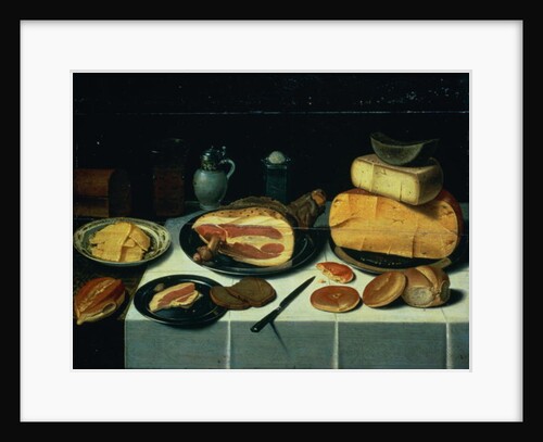 Still Life with a Ham by Floris van Schooten