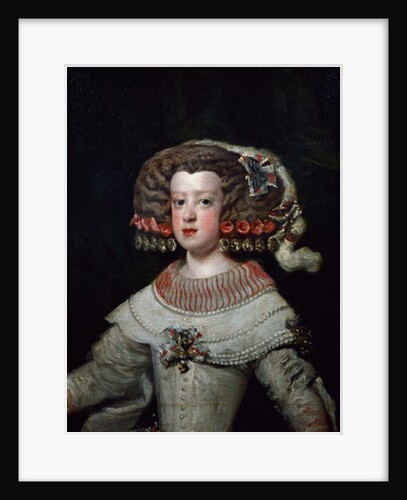 Portrait of the Infanta Maria Teresa, future Queen Marie-Therese of France by Diego Rodriguez de Silva y Velazquez