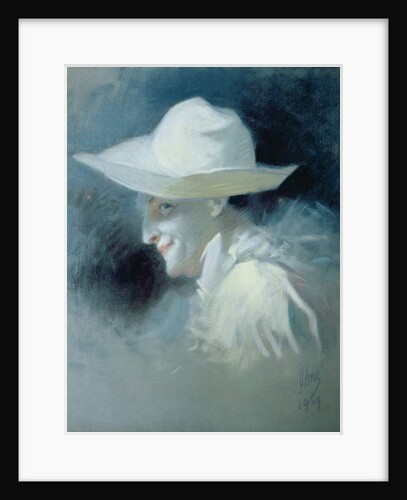 The Mime Artist Georges Wague as Pierrot, 1909 by Jules Cheret