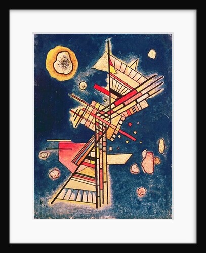 Composition with a Blue Background, 1927 by Wassily Kandinsky