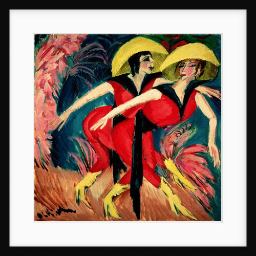 Dancers in Red, 1914 by Ernst Ludwig Kirchner