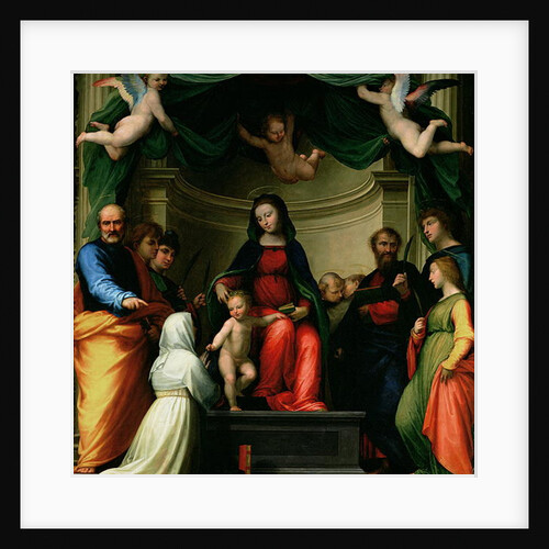 The Mystic Marriage of St. Catherine of Siena with Saints, 1511 by Fra Bartolomeo