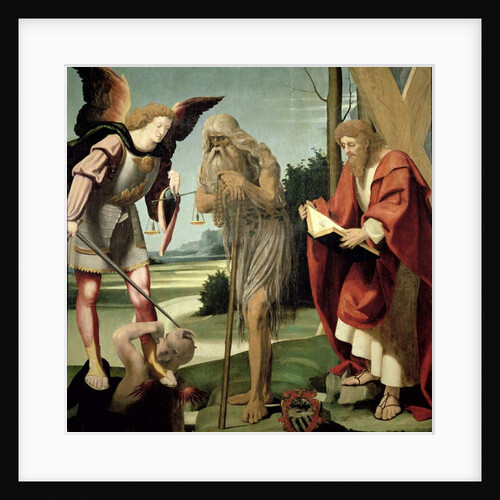 SS. Michael, Andrew and Onuphrius by Pseudo Bramantino