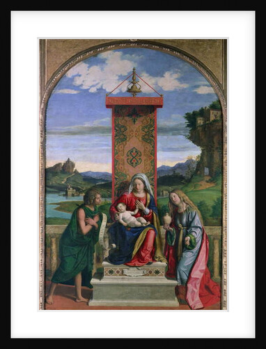 Madonna and Child with St. John the Baptist and Mary Magdalene by Giovanni Battista Cima da Conegliano