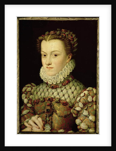Portrait of Elizabeth of Austria Queen of France, c.1570 by Francois Clouet