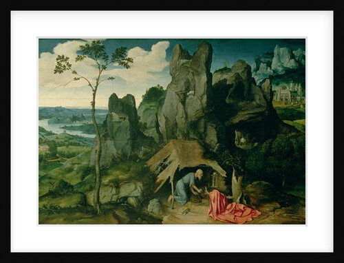 St. Jerome in the Desert by Joachim Patenier or Patinir