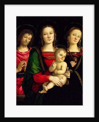 The Madonna and Child with St. John the Baptist and St. Catherine of Alexandria by Pietro Perugino