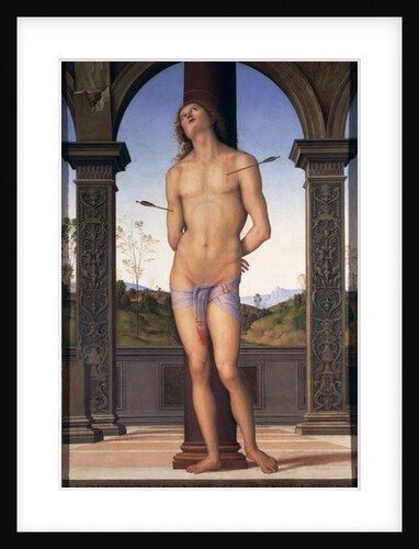 St. Sebastian, c.1490-1500 by Pietro Perugino