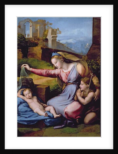 The Madonna of the Blue Diadem or The Madonna of the Veil by Raphael
