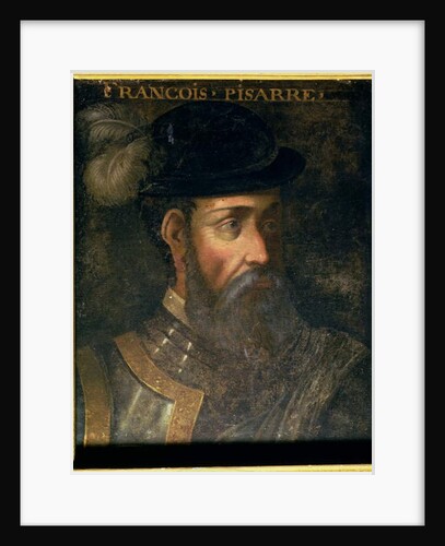 Portrait of Francisco Pizarro Spanish conqueror of Peru by Jean Monier or Mosnier