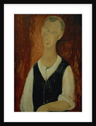 Young Man with a Black Waistcoat, 1912 by Amedeo Modigliani