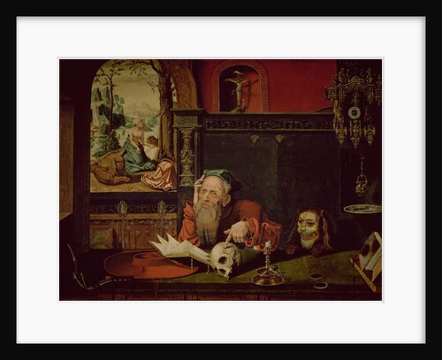 The Meditation of St. Jerome by Quentin Massys or Matsys
