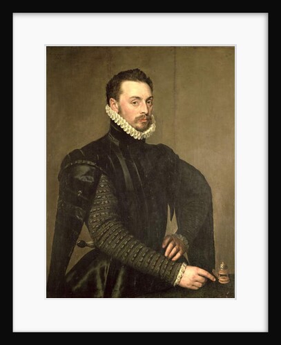 Portrait of a Man from the Retinue of Cardinal Granvelle by Anthonis van Dashorst Mor