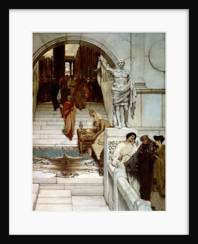 An Audience at Agrippa's, 1875 by Lawrence Alma-Tadema