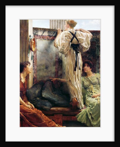 Who Is It?, 1884 by Lawrence Alma-Tadema