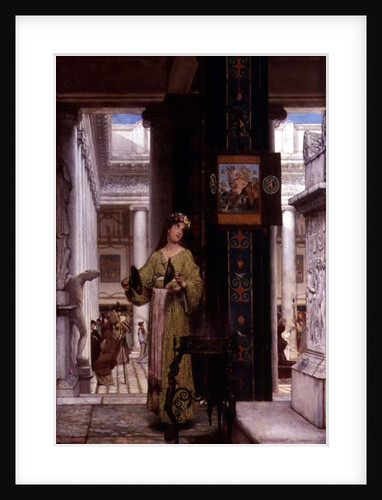 In the Temple, 1871 by Lawrence Alma-Tadema
