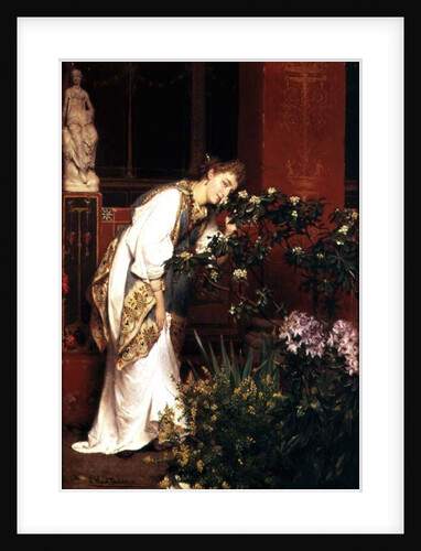 In the Peristylum, 1866 by Lawrence Alma-Tadema