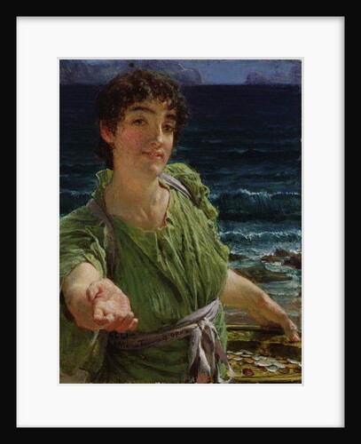 Una Carita, 1883 by Lawrence Alma-Tadema