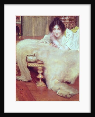A Listener: The Bear Rug, 1899 by Lawrence Alma-Tadema