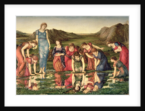 The Mirror of Venus, 1870-76 by Edward Coley Burne-Jones