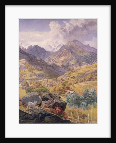 The Val d'Aosta, 1858 by John Brett