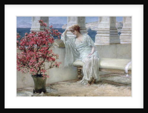 Her eyes are with her thoughts and they are far away, 1897 by Lawrence Alma-Tadema