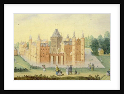 Abbey and Chateau at Egmond by Claes Jacobsz. van der Heck