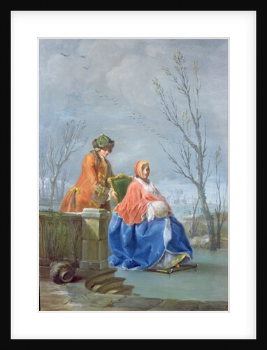 Winter by Charles-Joseph Flipart