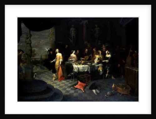 Figures in an Interior by Hieronymus Janssens