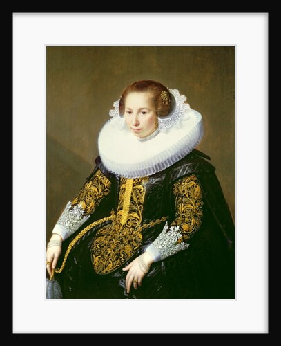 Portrait of Mrs van Voorst, 1628 by Paulus Moreelse