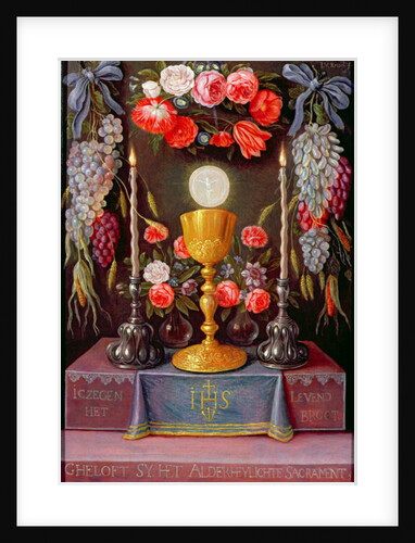 The Eucharist by Jan van the Elder Kessel