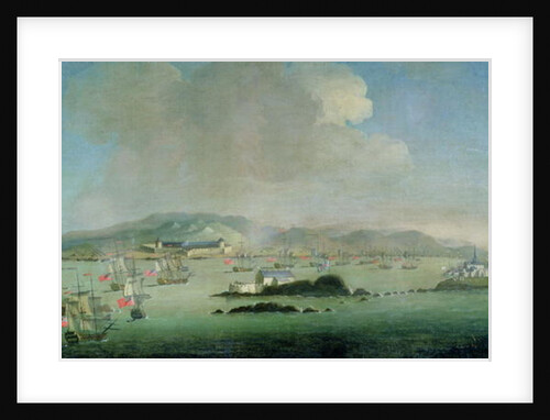 A Sea Battle off the Coast of Louis Berg, Canada by Peter Monamy