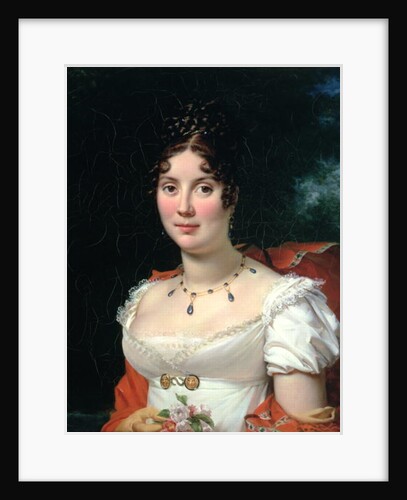 Portrait of a Lady in an Empire Dress by Francois Pascal Simon Baron Gerard
