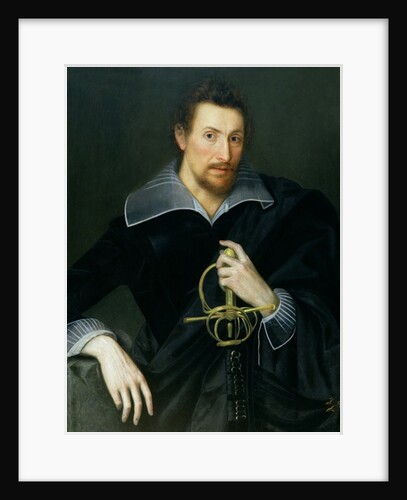 Portrait of a Man with a Sword by English School