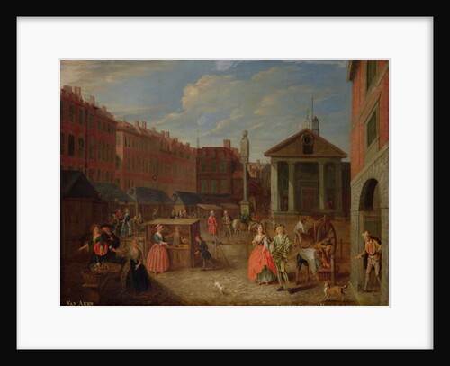 View of Covent Garden by Joseph van Aken