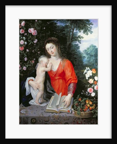 Virgin and Child in a Landscape by Jan & Rubens Peter Paul Brueghel