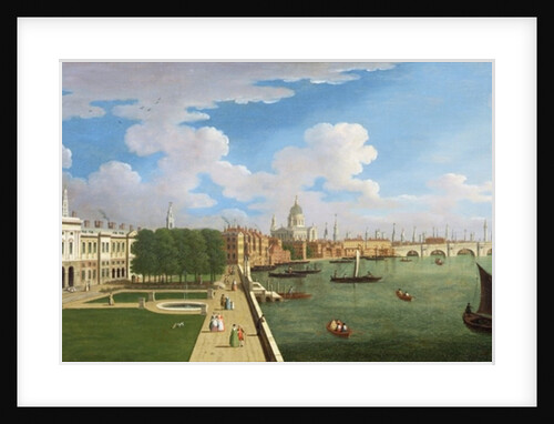 A Panoramic View of the Thames with St. Paul's by William James