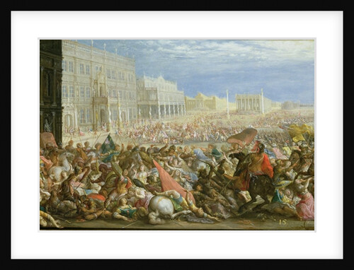 The Sack of the French, 1634 by Vitus Heinrich