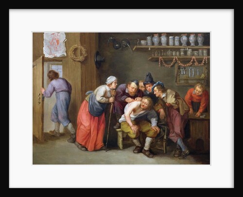 The Quack Doctor's Surgery by Adriaen Rombouts