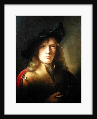Portrait of a young Man holding a Medal by Godfrey Kneller