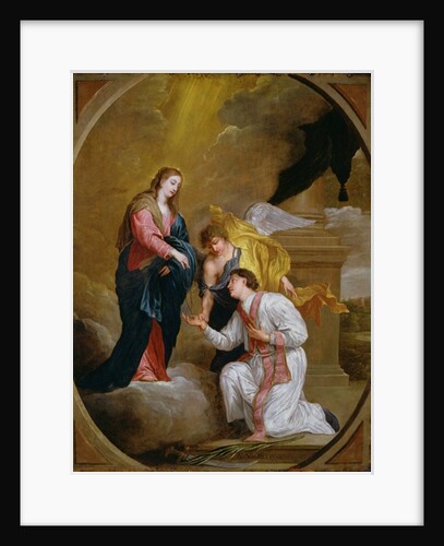 St Valentine Kneeling in supplication by David III Teniers