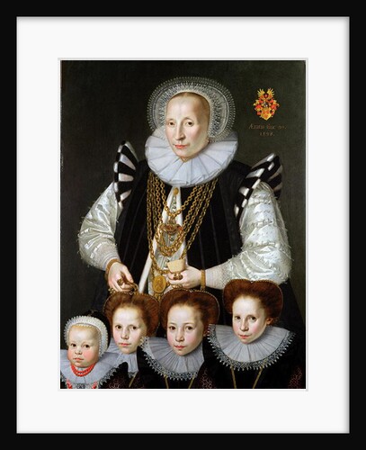 A Pair of Family Portraits, 1598 by Gortzius Geldorp