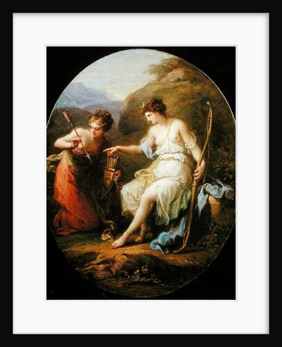 Diana preparing for Hunting by Angelica Kauffman