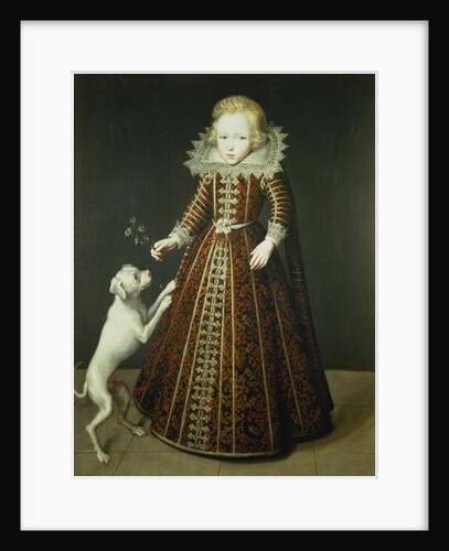 Child with a Dog by Wybrand Simonsz. de Geest