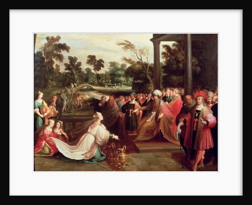 King Solomon and the Queen of Sheba by Frans the Elder Francken