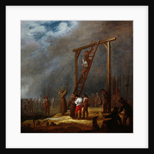 An Execution at a Gallows by Pieter Meulener