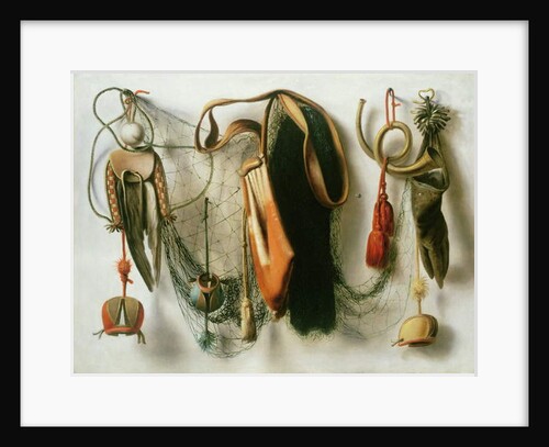 A Trompe l'Oeil of Hawking Equipment by Christoffel Pierson